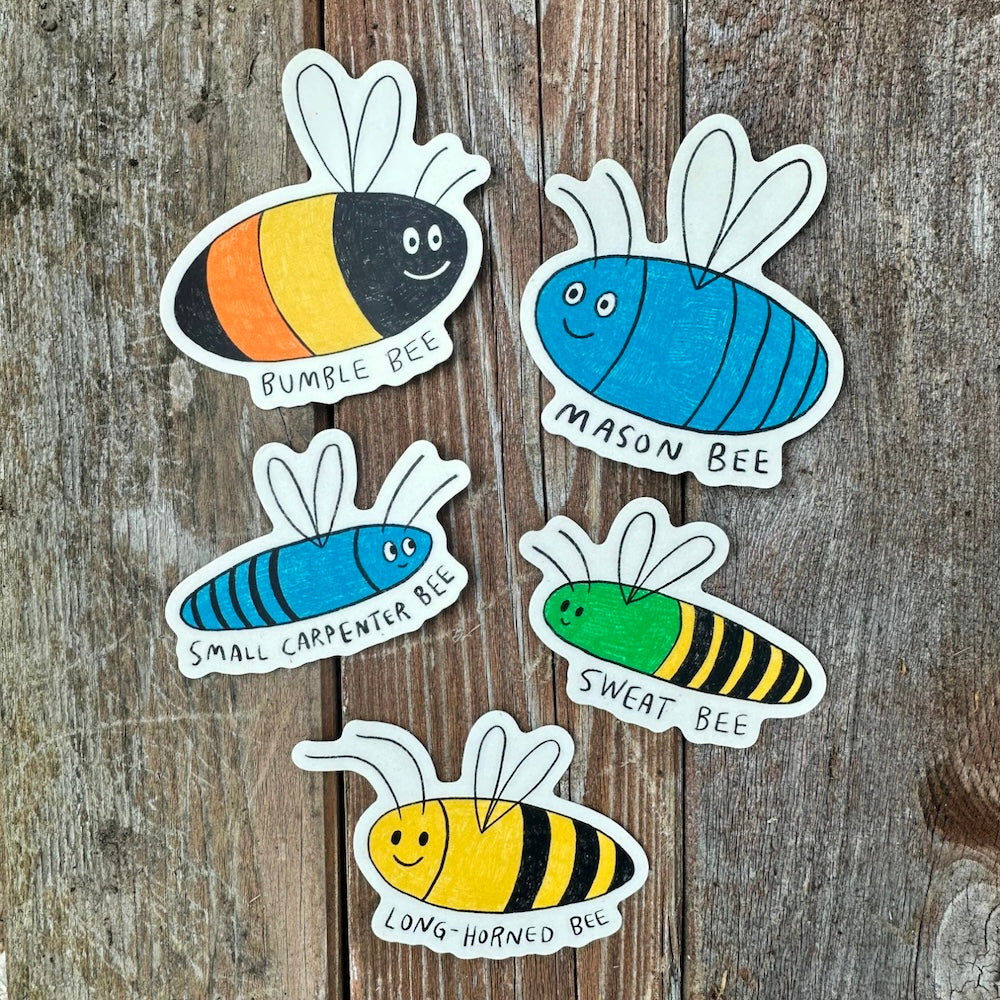 Long-Horned Bee Sticker