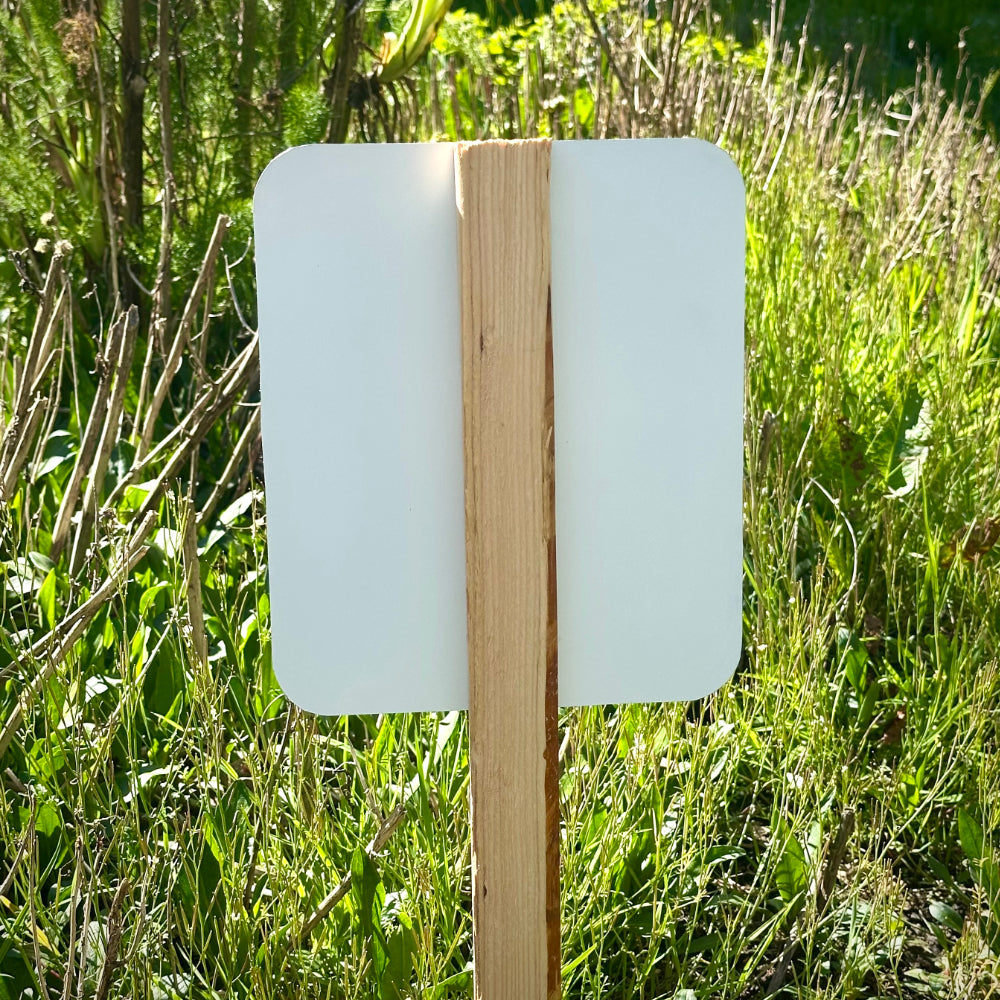 Buzz Off Pesticides Garden Sign