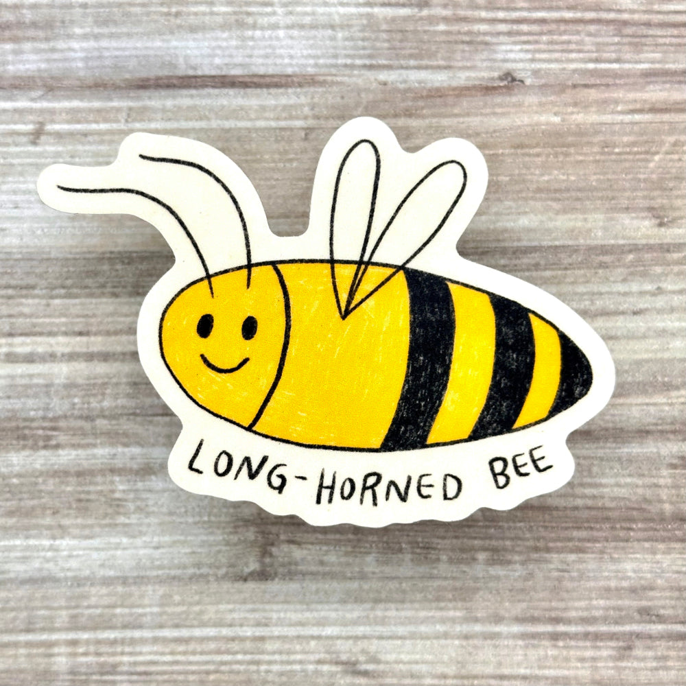 Long-Horned Bee Sticker