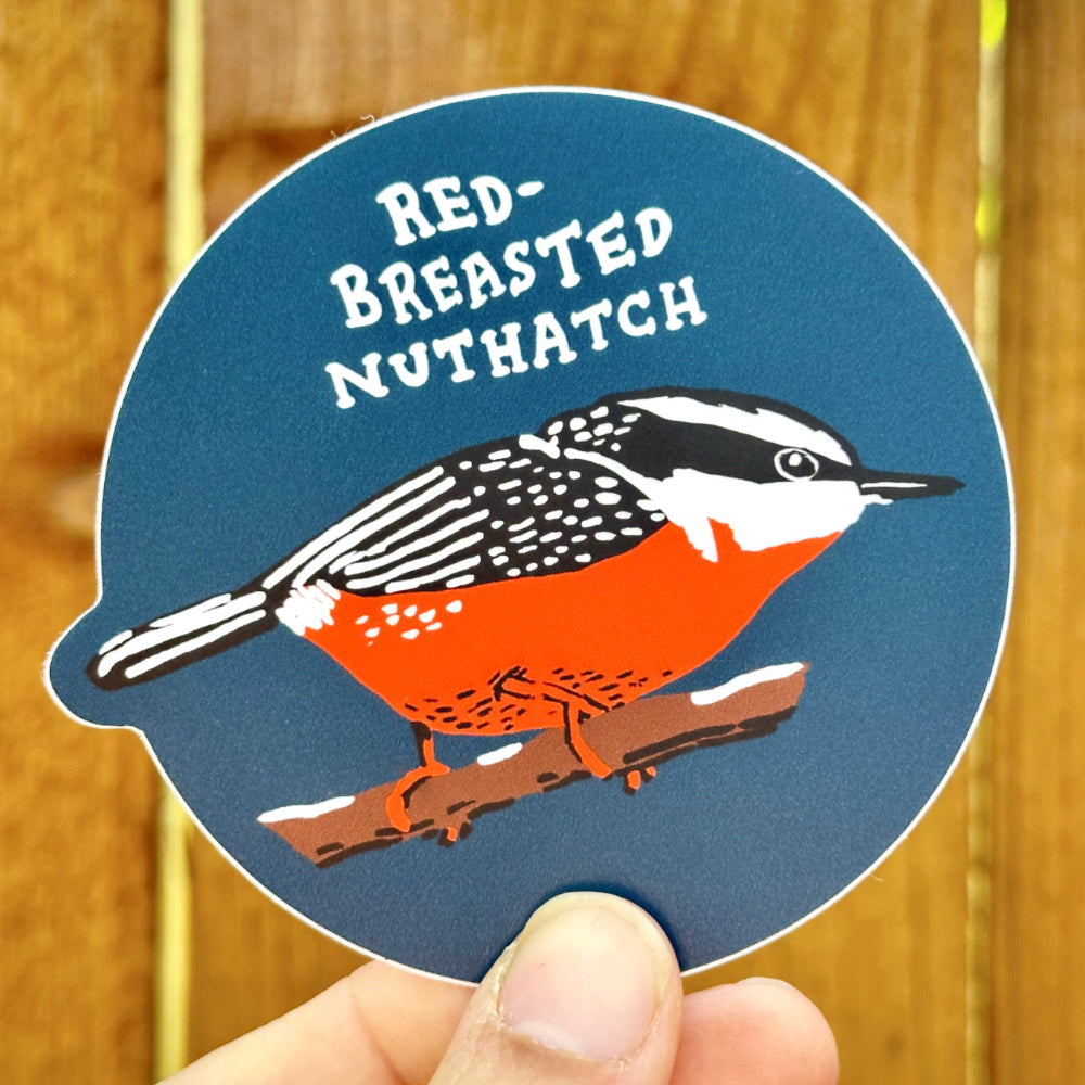 Red-Breasted Nuthatch Sticker