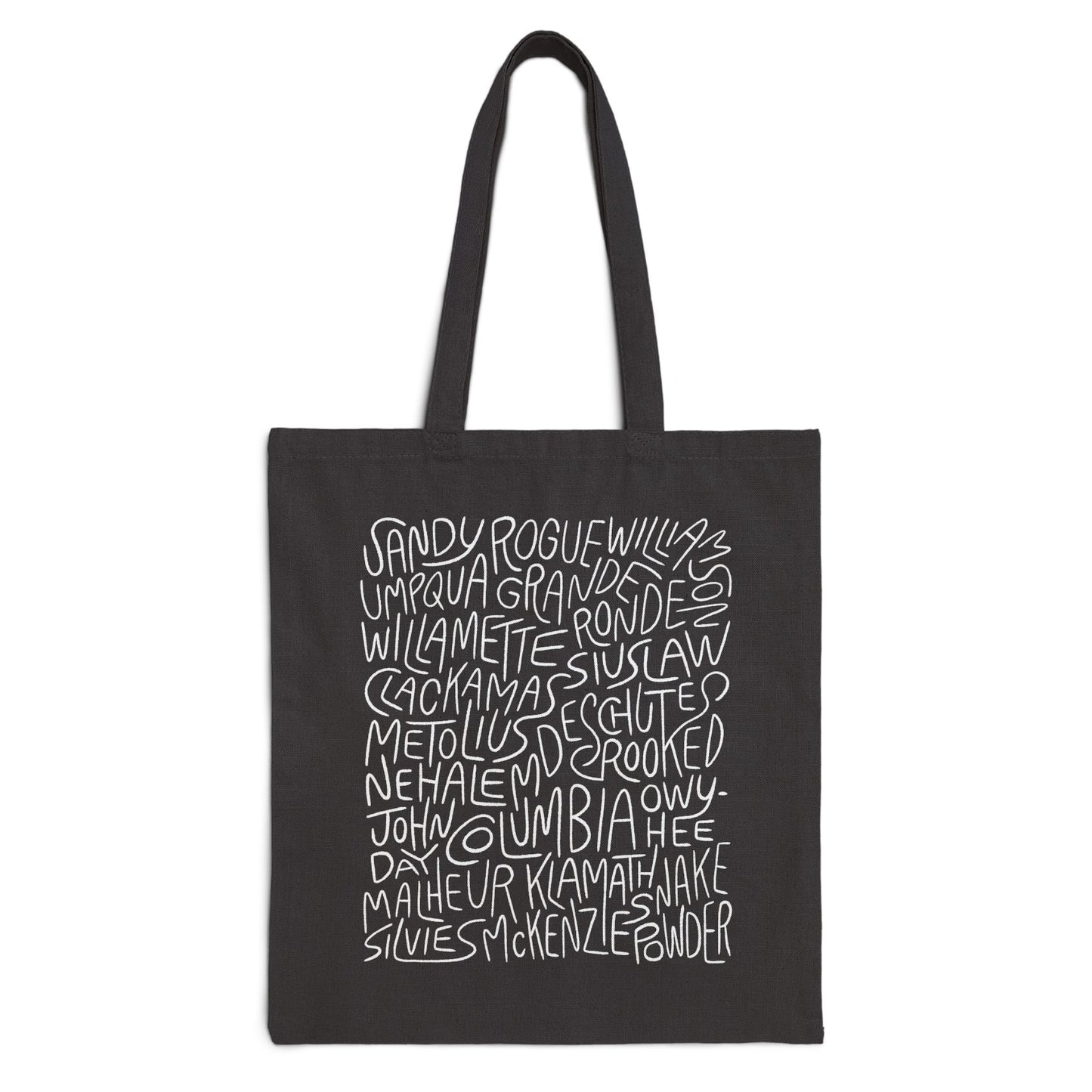 Rivers of Oregon Tote Bag