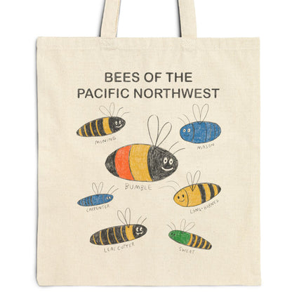 Bees of the Pacific Northwest Tote Bag