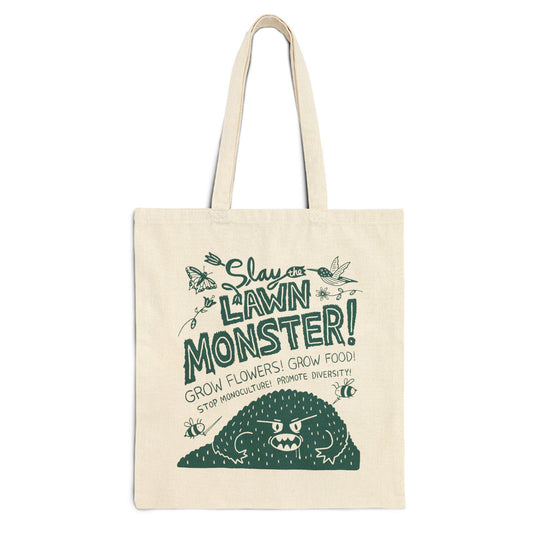 Slay the Lawn Monster! Tote Bag