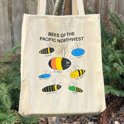 Bees of the PNW Tote Bag