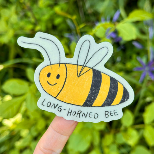 Long-Horned Bee Sticker