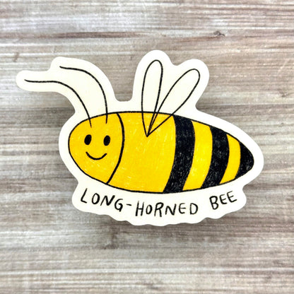 Long-Horned Bee Sticker