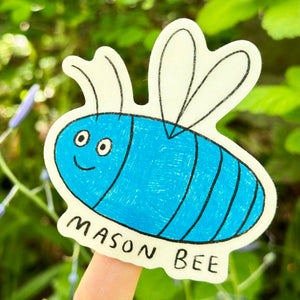 Mason Bee Sticker