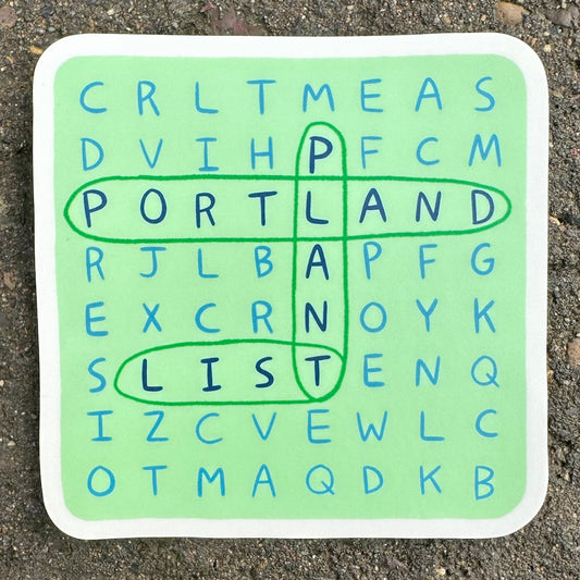 Portland Plant List Sticker