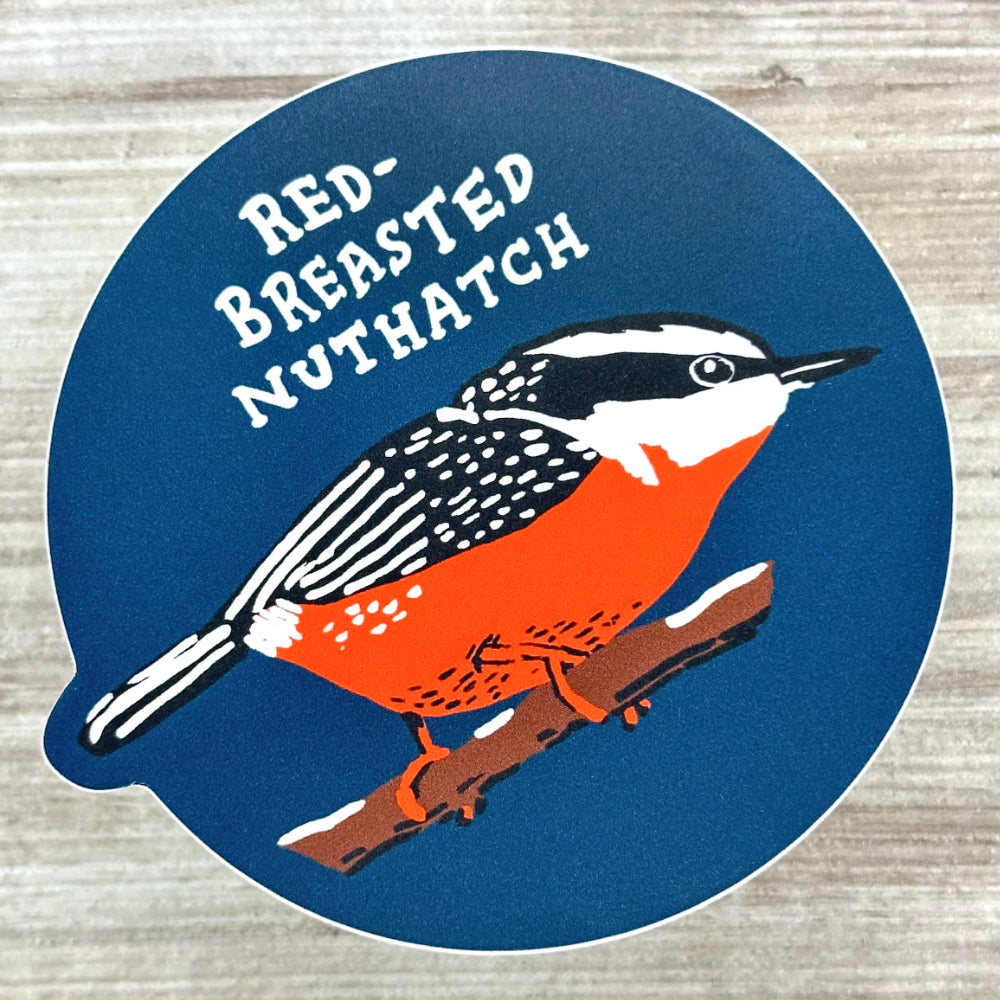 Red-Breasted Nuthatch Sticker