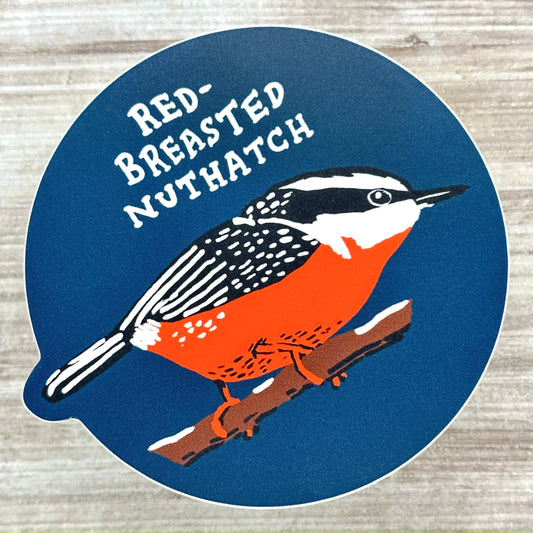 Red-Breasted Nuthatch Sticker