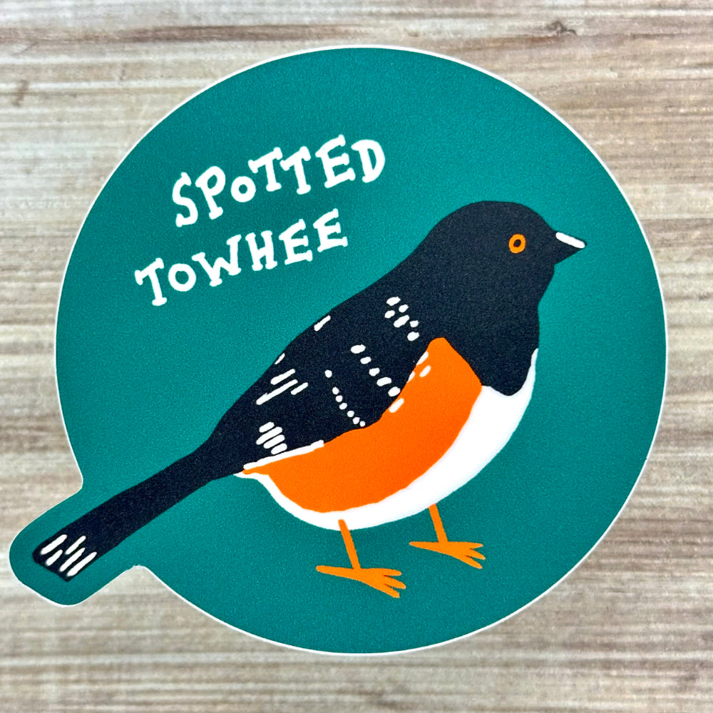 Spotted Towhee Sticker