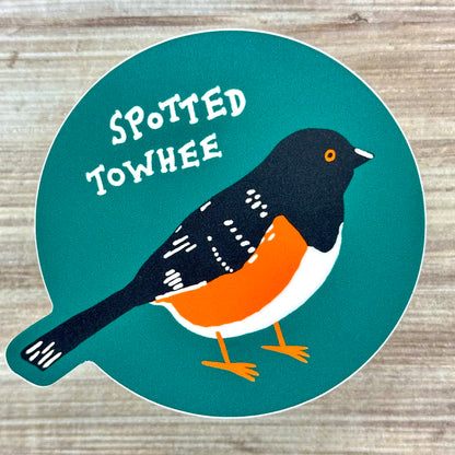 Spotted Towhee Sticker