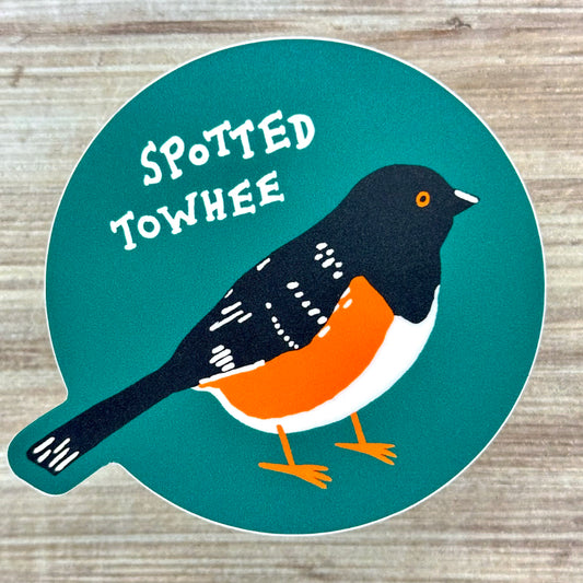 Spotted Towhee Sticker