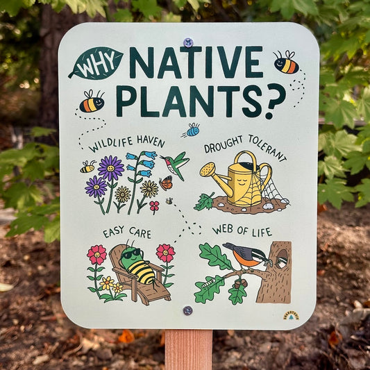 Why Native Plants? Garden Sign