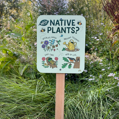 Why Native Plants? Garden Sign